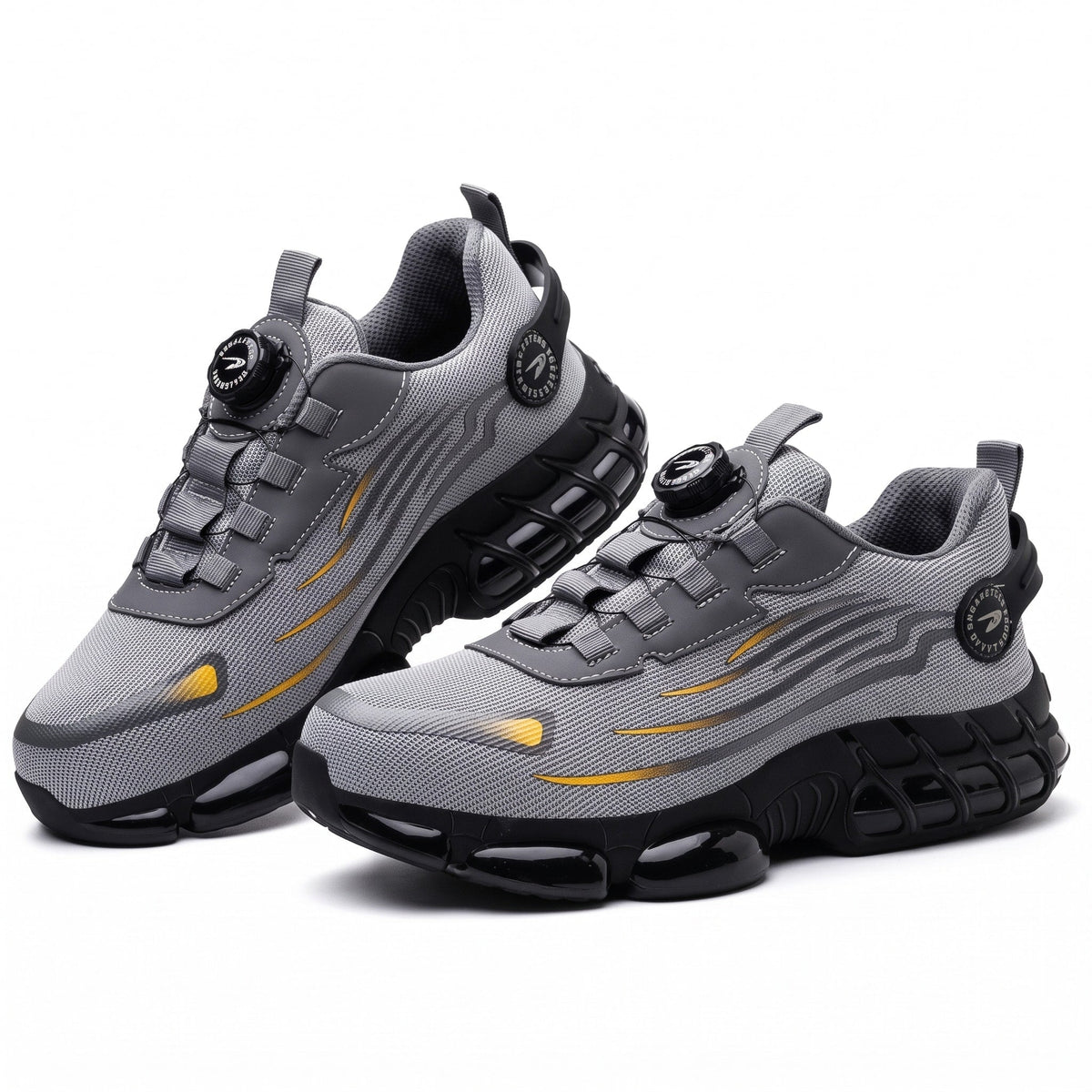 Marcus - Men's Steel Toe Non-Slip Safety Trainers with Quick-Lace Buckle — photo 27
