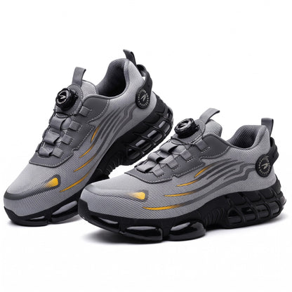 Marcus - Men's Steel Toe Non-Slip Safety Trainers with Quick-Lace Buckle — photo 27