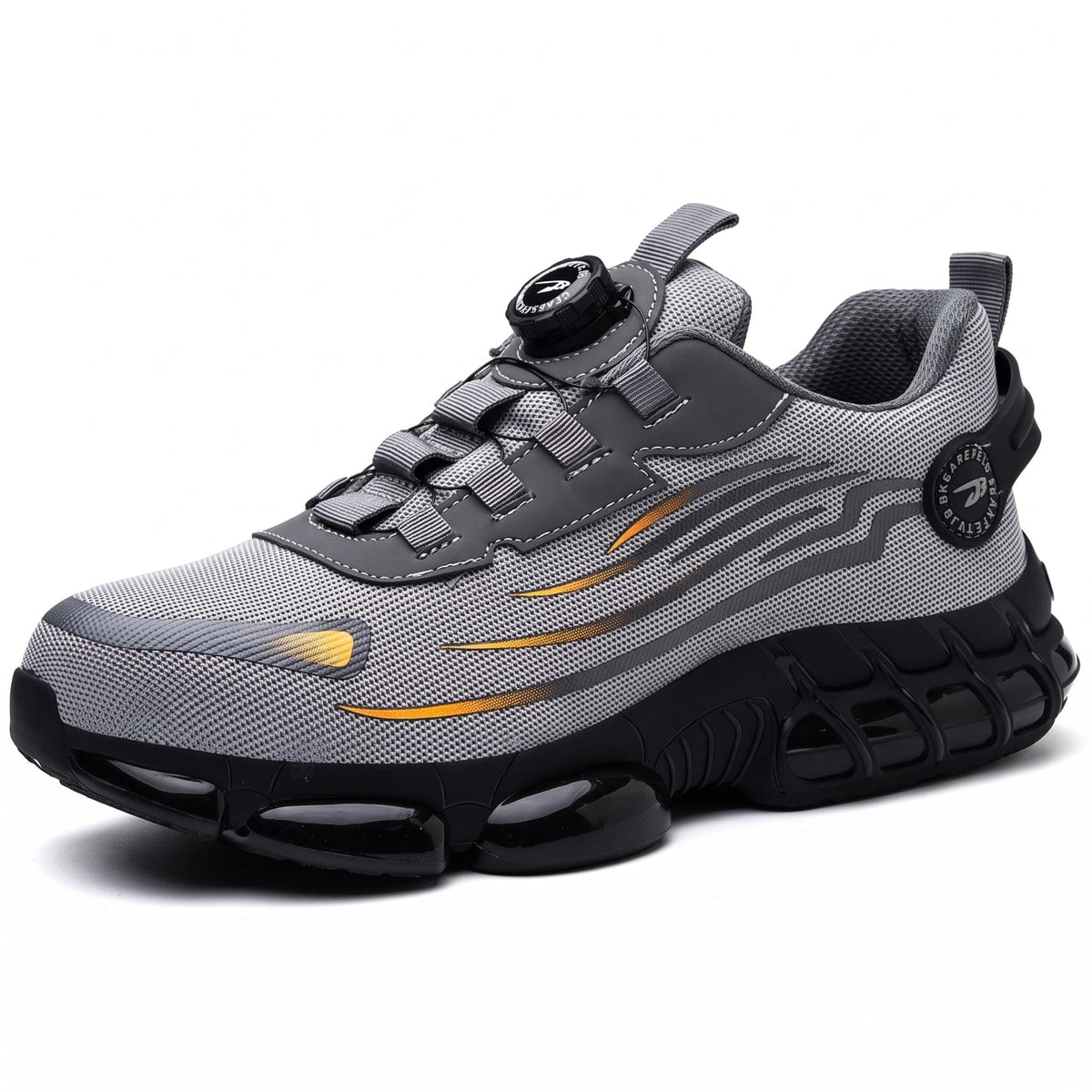 Marcus - Men's Steel Toe Non-Slip Safety Trainers with Quick-Lace Buckle — photo 24