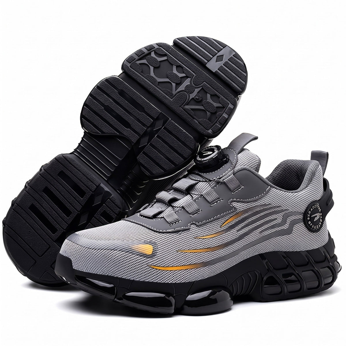 Marcus - Men's Steel Toe Non-Slip Safety Trainers with Quick-Lace Buckle — photo 28
