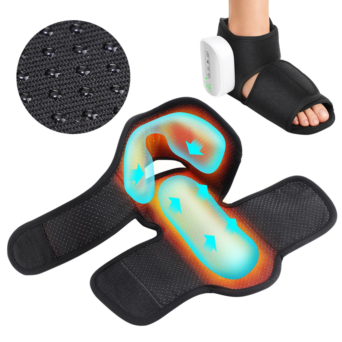 Cordless Ankle & Foot Massager 3 Modes 5 Levels with Heat & Vibration — photo 6