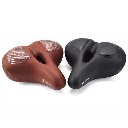 Oversized Comfort Bike Seat Extra Soft Padded Bicycle Saddle for Men & Women — photo 2