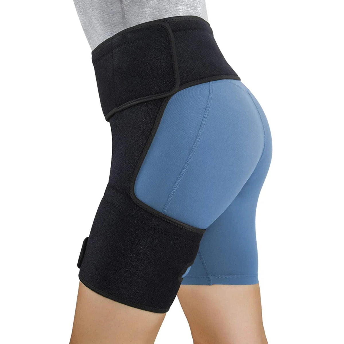Adjustable Hip Brace Support Belt Compression Wrap for Thigh & Groin — photo 3