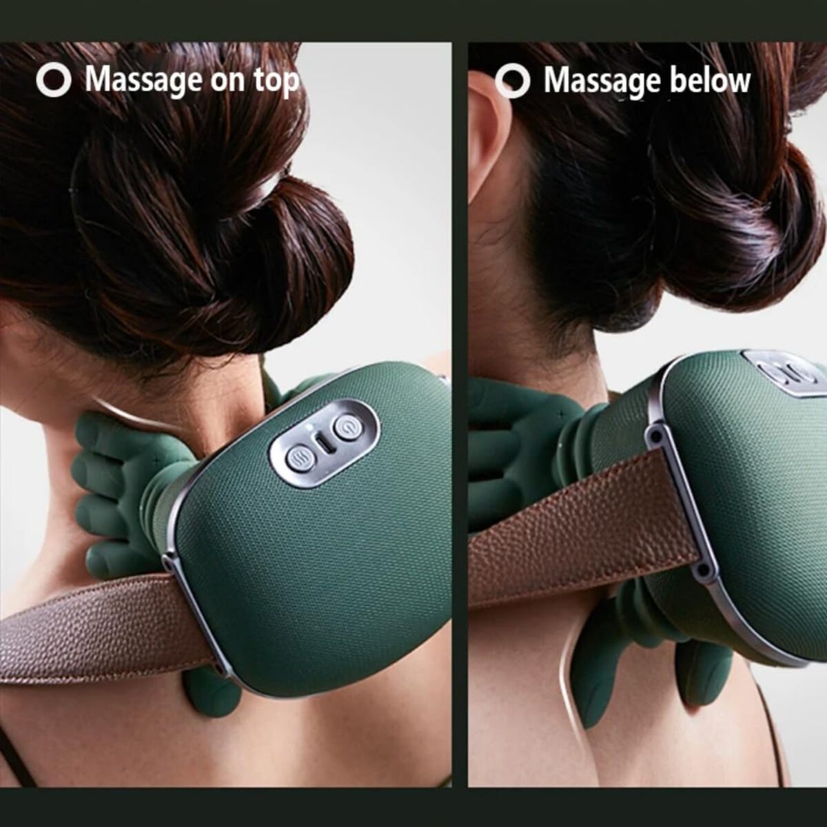 Heated Shiatsu Massager – Portable 4D Deep Tissue Neck and Back Massager — photo 6