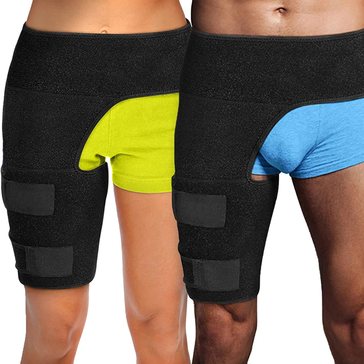 Adjustable Hip Brace Support Belt Compression Wrap for Thigh & Groin — photo 2