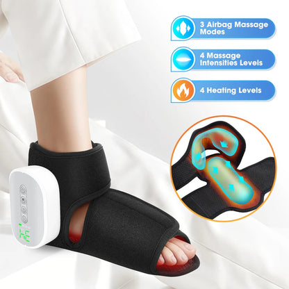 Cordless Ankle & Foot Massager 3 Modes 5 Levels with Heat & Vibration — photo 3