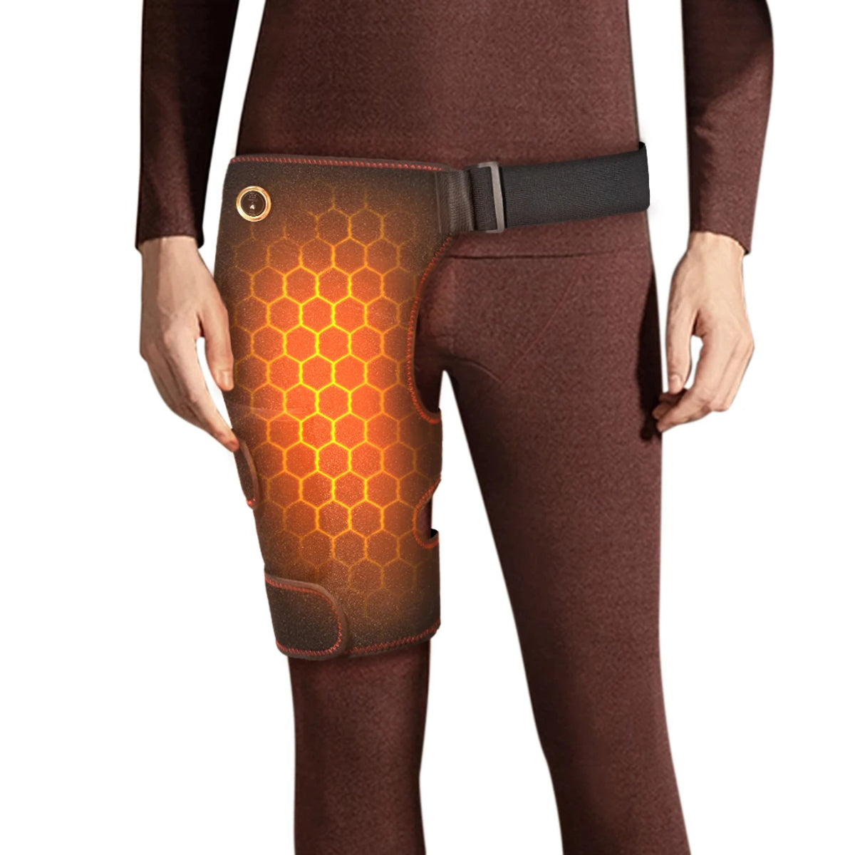 Heated Hip Support Brace – Cordless Massager for Sciatica and Back Pain — photo 8