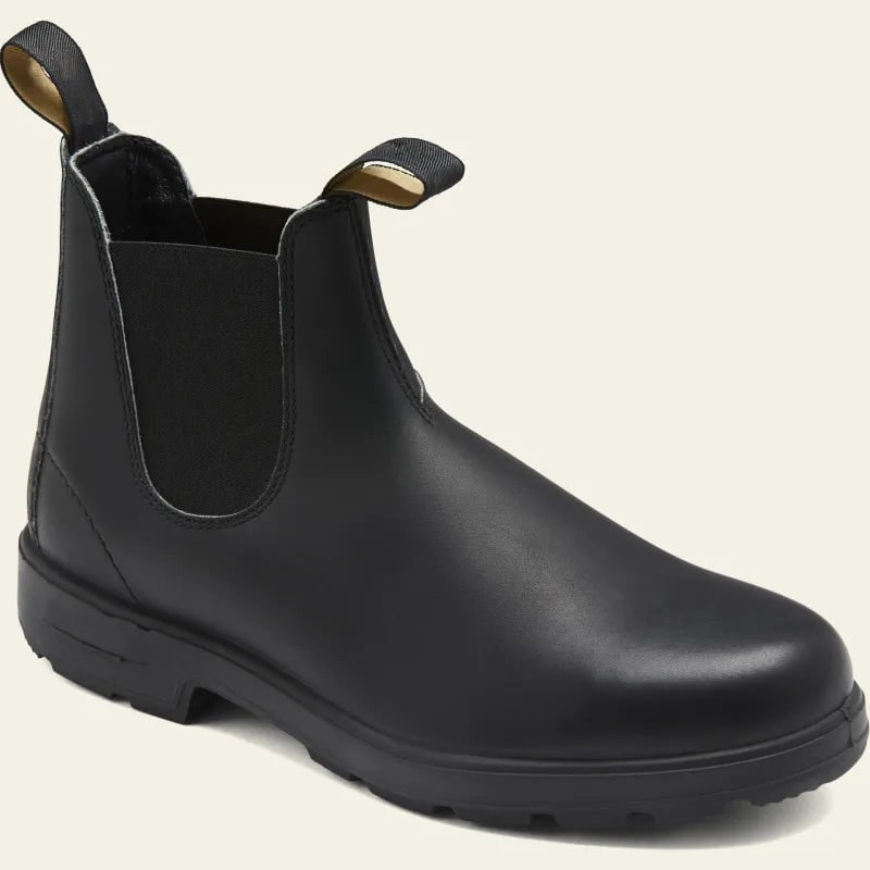 Men's Chelsea Boots with Elastic Side Panels and Pull Tabs Waterproof Slip-On — photo 5