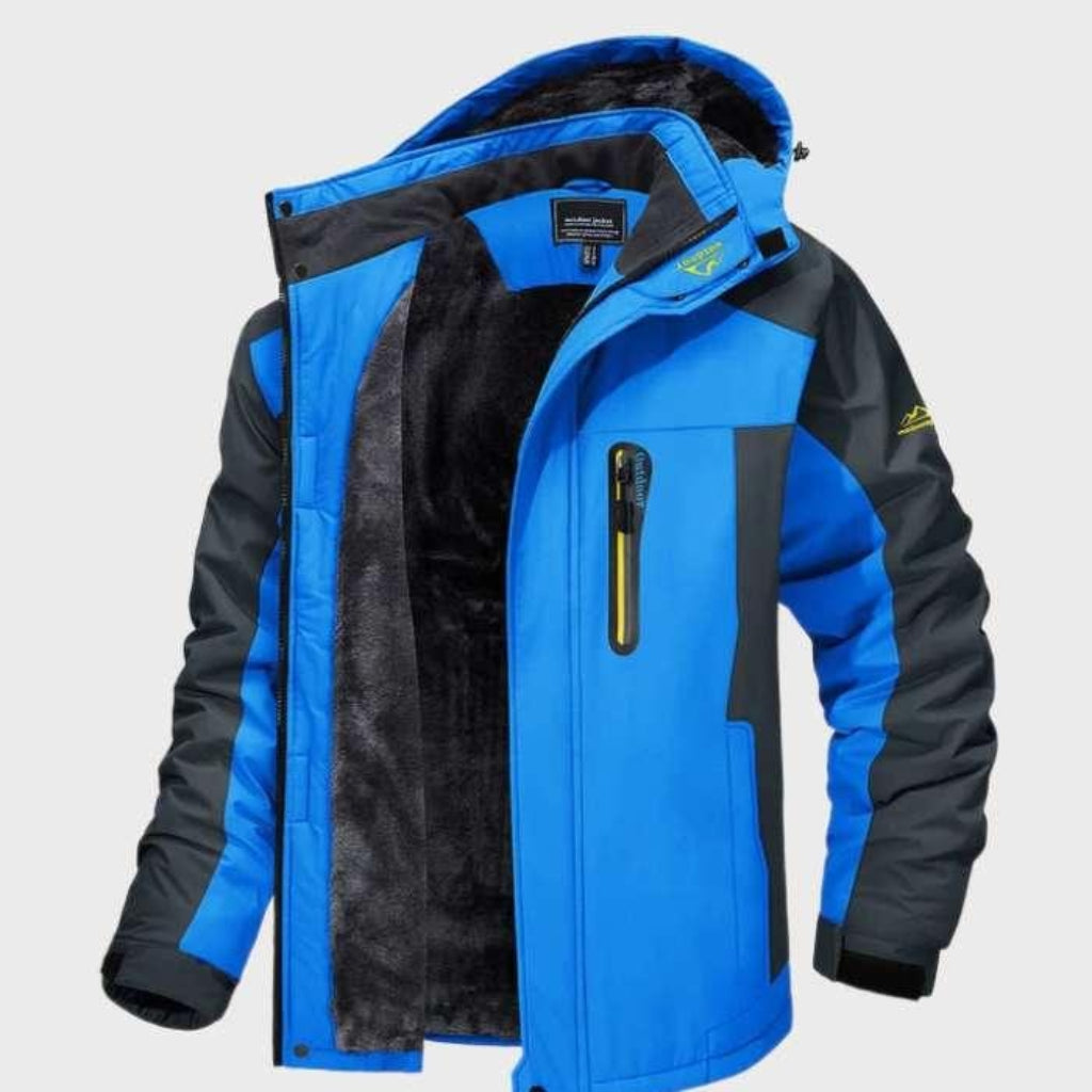 Men's Hooded Waterproof Jacket — Thermal Fleece Lining — photo 2