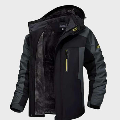 Men's Hooded Waterproof Jacket — Thermal Fleece Lining — photo 4