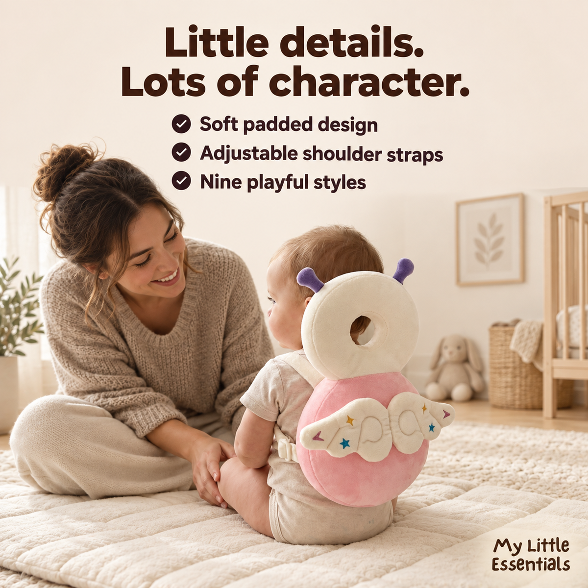 My Little Essentials™ Baby Head Protection Backpack — photo 2