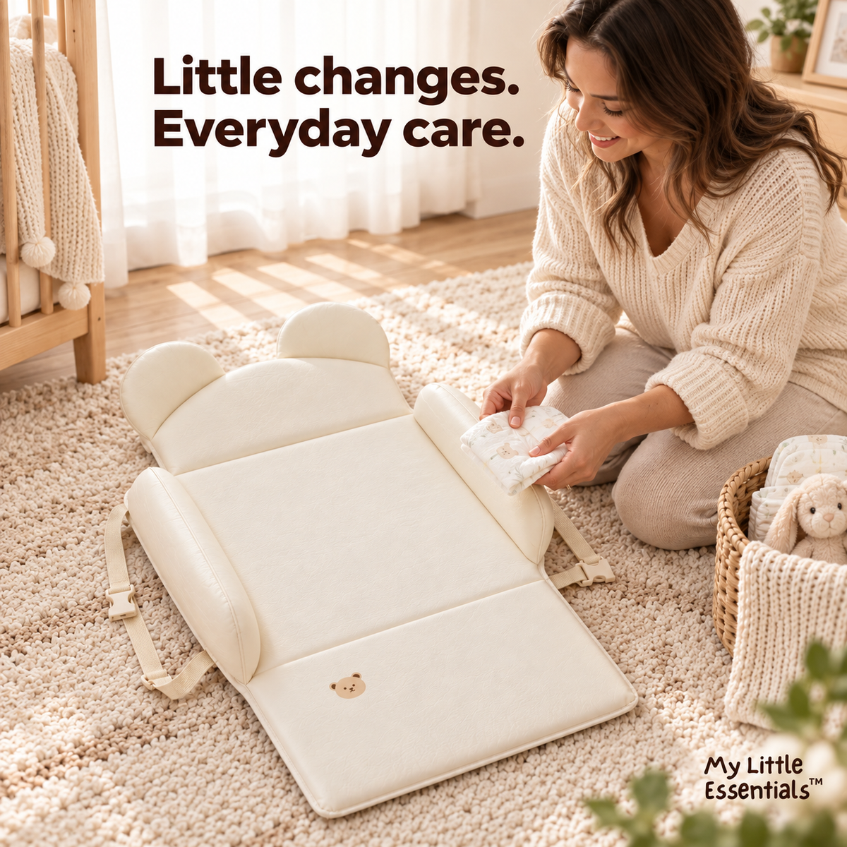 My Little Essentials™ Bramble Baby Changing Pad — photo 1