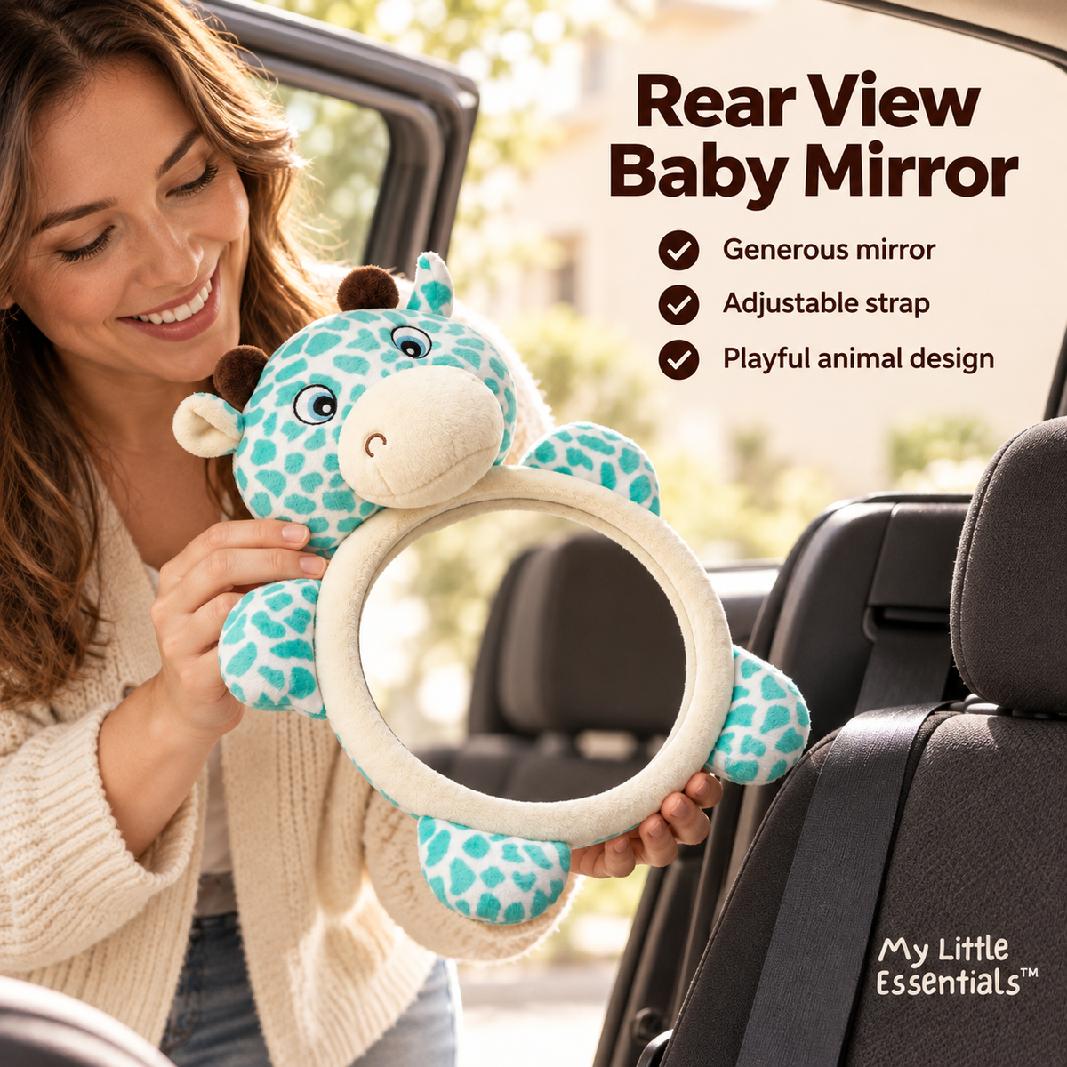 My Little Essentials™ Rear View Baby Mirror — photo 2