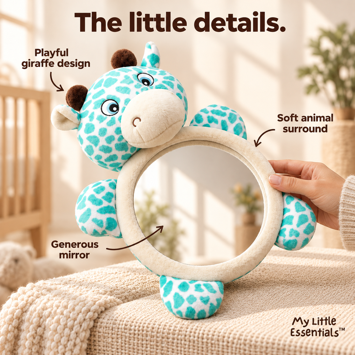 My Little Essentials™ Rear View Baby Mirror — photo 3