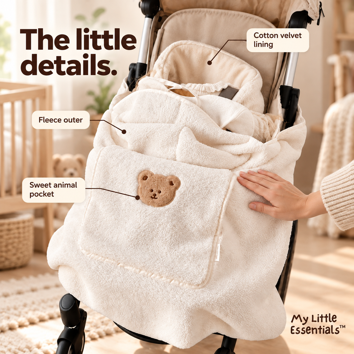 My Little Essentials™ Snug Baby Carrier Cover — photo 3