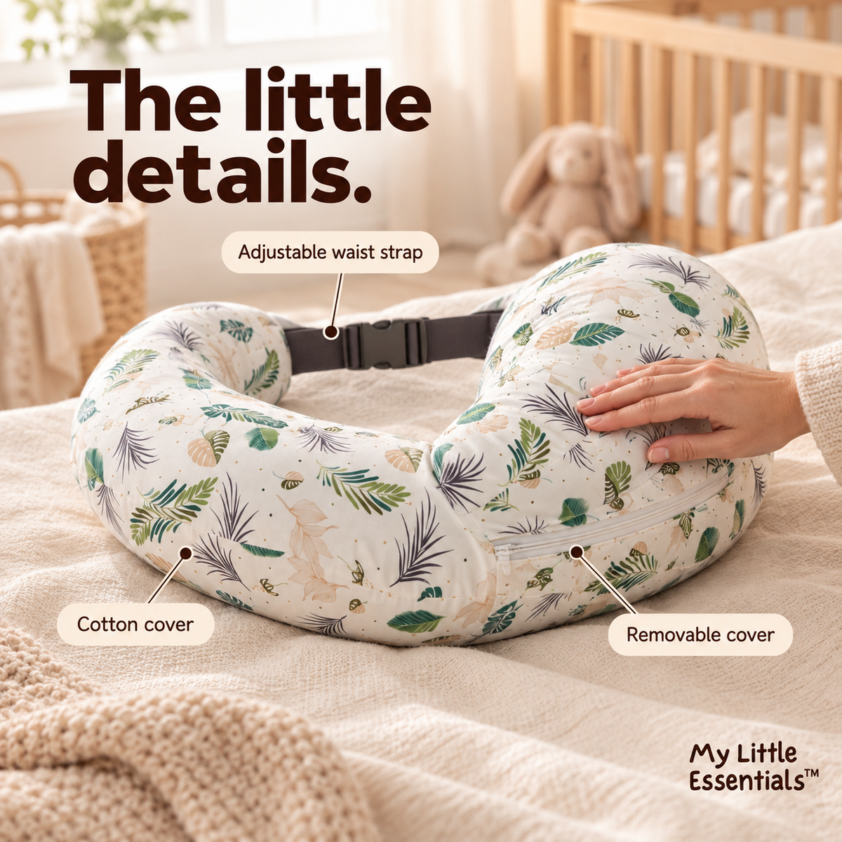 My Little Essentials™ Cradle Nursing Pillow — photo 3