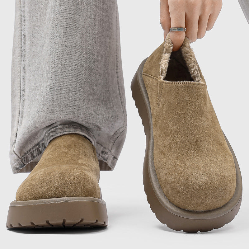 Women's Fur Lined Loafers with Wide Toe Box and Thick Non-Slip Sole | Comfortable Padded Walking Shoes for Everyday Wear — photo 1