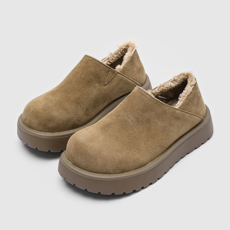 Women's Fur Lined Loafers with Wide Toe Box and Thick Non-Slip Sole | Comfortable Padded Walking Shoes for Everyday Wear — photo 3