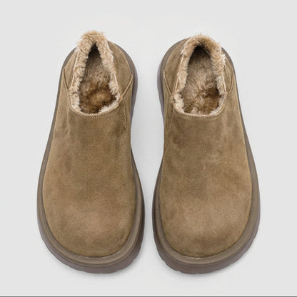 Women's Fur Lined Loafers with Wide Toe Box and Thick Non-Slip Sole | Comfortable Padded Walking Shoes for Everyday Wear — photo 4