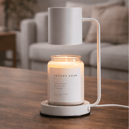 Candle Warmer Lamp – Electric Flameless Candle Warmer for Jar Candles, Melts Wax from the Top, White, Black or Metal — photo 1