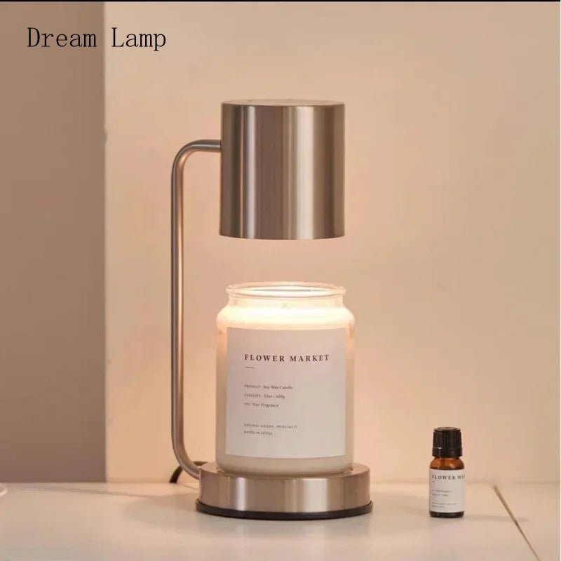 Candle Warmer Lamp – Electric Flameless Candle Warmer for Jar Candles, Melts Wax from the Top, White, Black or Metal — photo 5