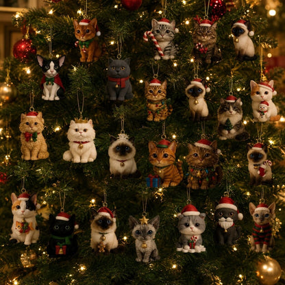 Cat Advent Calendar 2026 for Cat Lovers – Christmas Countdown with 24 Holiday Cat Figurines, Gift for Cat Lovers — photo 6