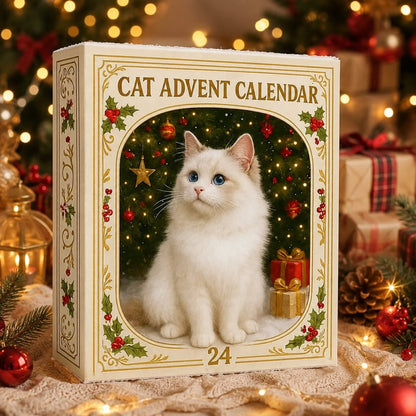 Cat Advent Calendar 2026 for Cat Lovers – Christmas Countdown with 24 Holiday Cat Figurines, Gift for Cat Lovers — photo 5