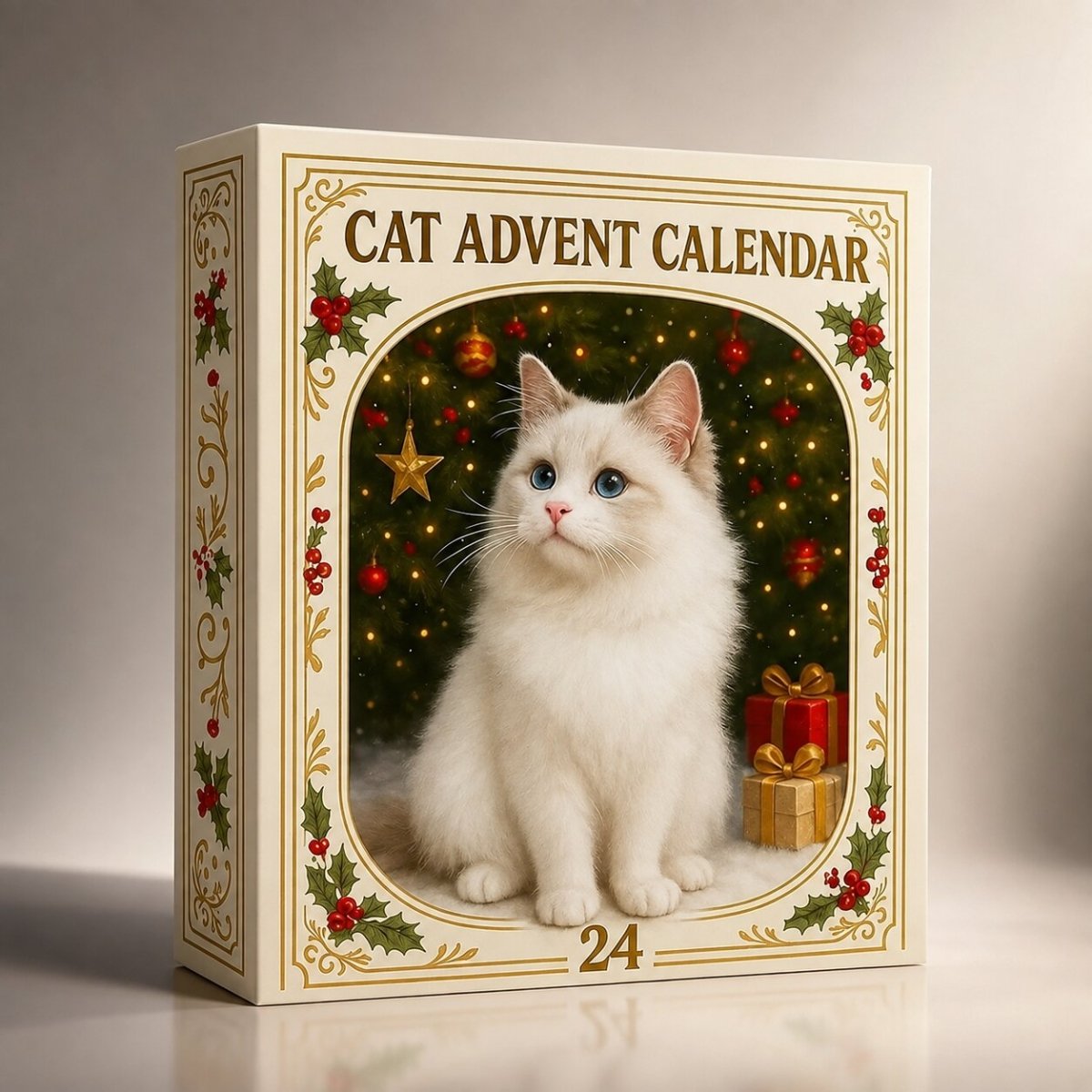 Cat Advent Calendar 2026 for Cat Lovers – Christmas Countdown with 24 Holiday Cat Figurines, Gift for Cat Lovers — photo 8