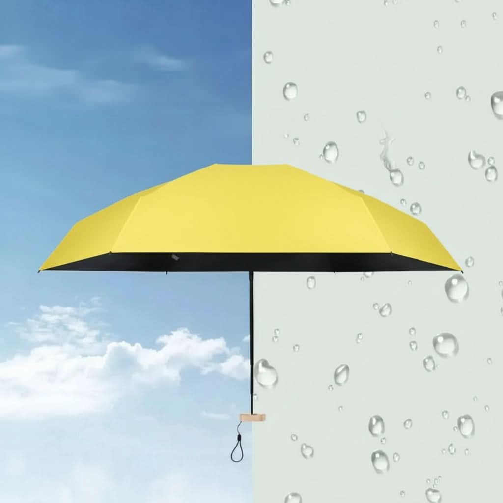 Compact Travel Umbrella – Lightweight Water-Repellent Pocket Umbrella, Only 8.8 oz, 7.5 in Folded, 8 Colours — photo 3