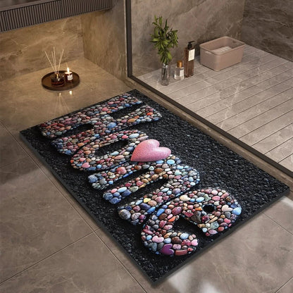 Diatomite Bath Mat with Non-Slip Rubber Base – Quick Dry Absorbent Bath Mat, 17 Designs, 16 x 24 to 24 x 35 in — photo 10