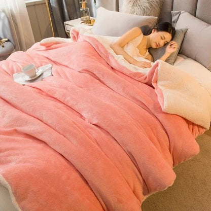 Double-Sided Flannel & Fleece Throw Blanket – Soft Warm Blanket for Bed and Couch, 12 Colours, 5 Sizes — photo 7