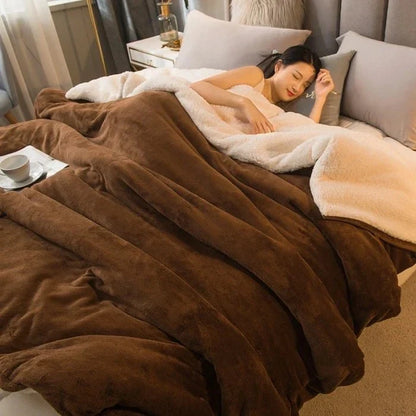 Double-Sided Flannel & Fleece Throw Blanket – Soft Warm Blanket for Bed and Couch, 12 Colours, 5 Sizes — photo 11