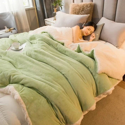 Double-Sided Flannel & Fleece Throw Blanket – Soft Warm Blanket for Bed and Couch, 12 Colours, 5 Sizes — photo 8