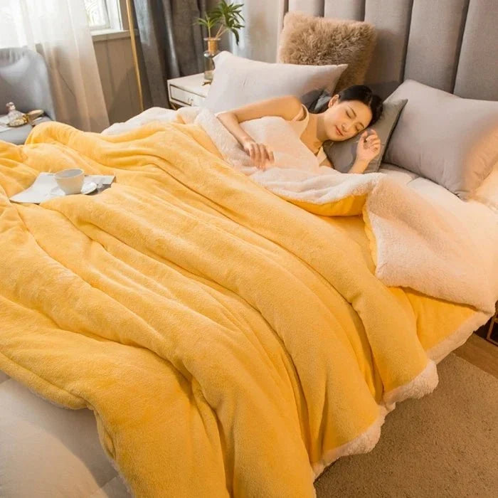 Double-Sided Flannel & Fleece Throw Blanket – Soft Warm Blanket for Bed and Couch, 12 Colours, 5 Sizes — photo 16