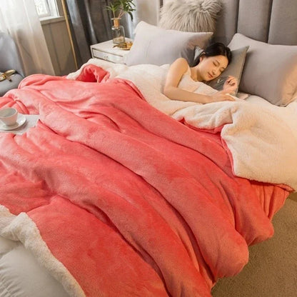Double-Sided Flannel & Fleece Throw Blanket – Soft Warm Blanket for Bed and Couch, 12 Colours, 5 Sizes — photo 13
