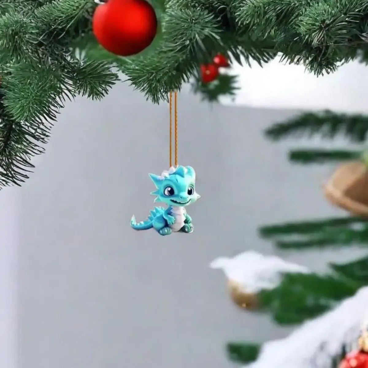 Dragon Advent Calendar – 24 Cute Cartoon Dragon Keychain Pendants, Christmas Countdown for Kids 6+ & Collectors — photo 4