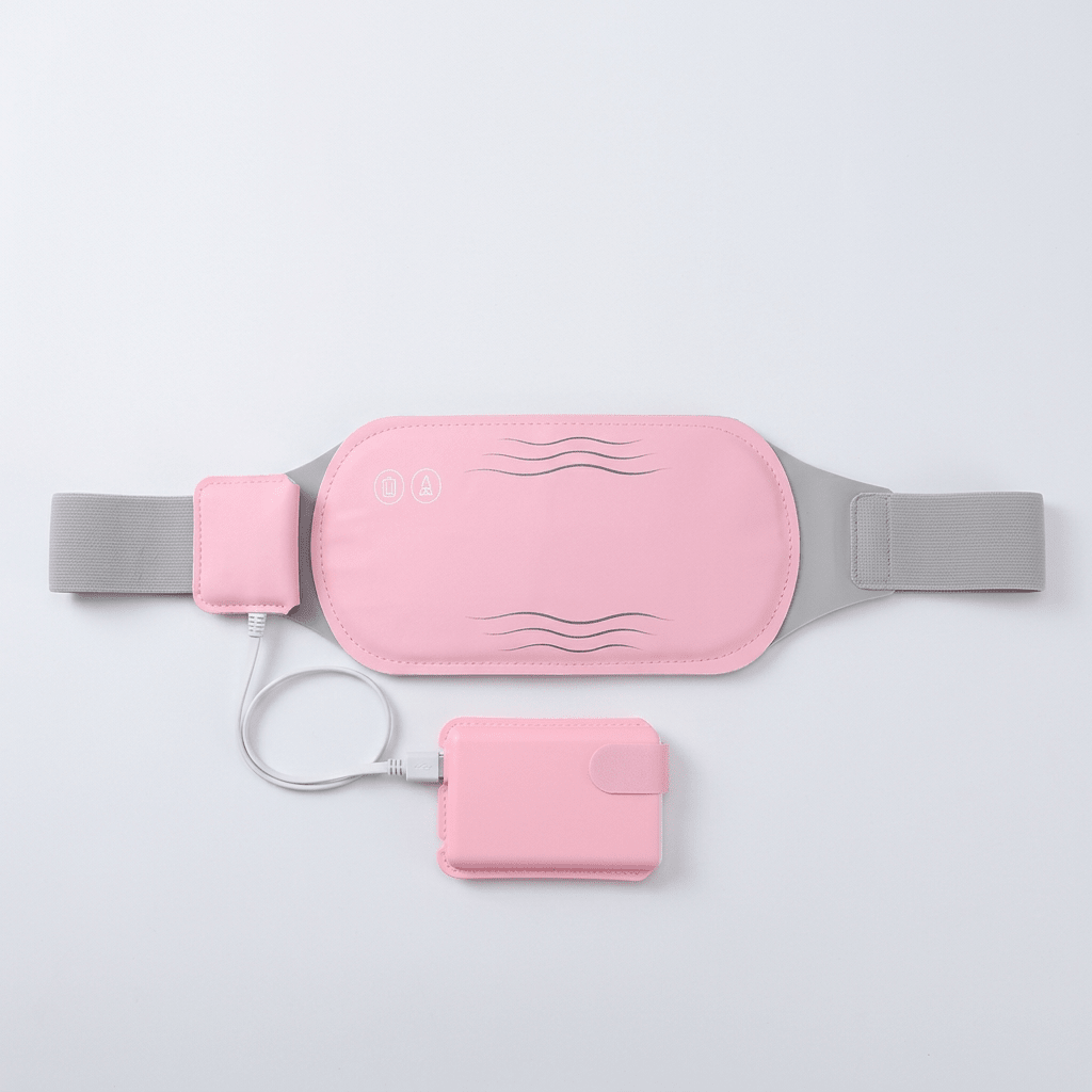 Electric Belly Warmer – Rechargeable Heating Pad with Vibration & 3 Heat Settings, Cordless Wearable Warmth — photo 1