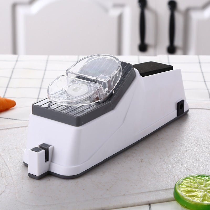 Electric Knife Sharpener with USB Power – Compact Kitchen Knife Sharpener in Modern ABS Housing — photo 6