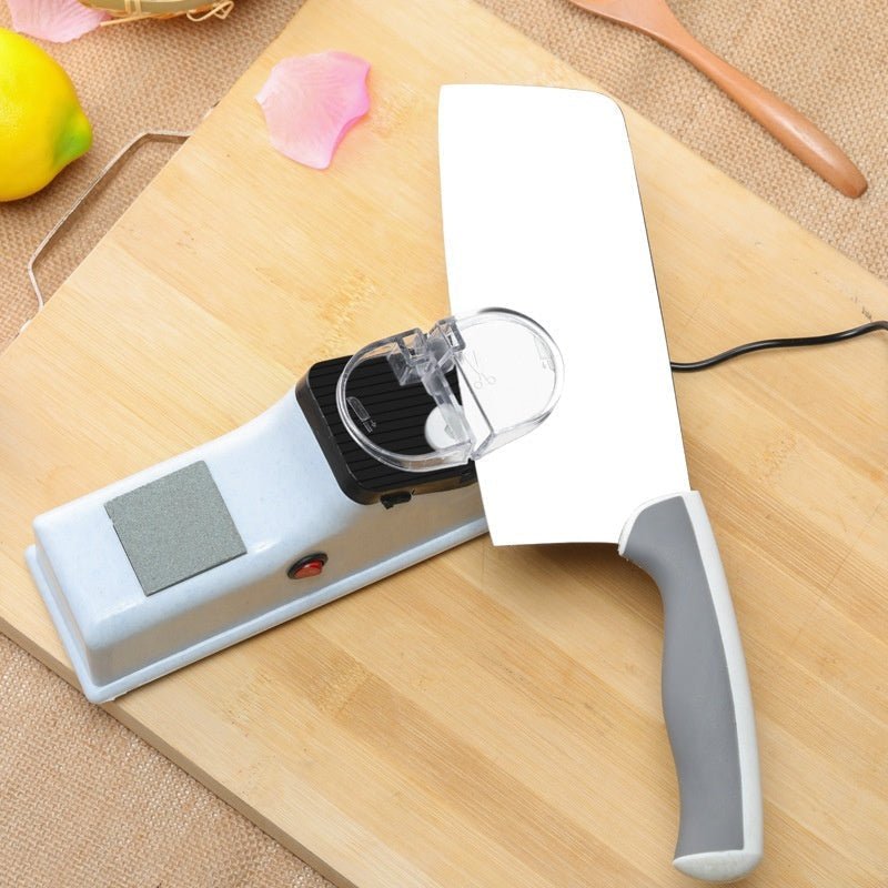 Electric Knife Sharpener with USB Power – Compact Kitchen Knife Sharpener in Modern ABS Housing — photo 4