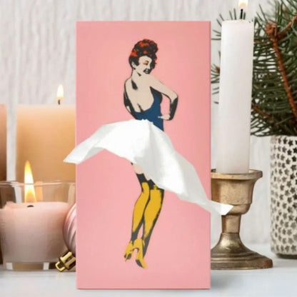 Flying Skirt Tissue Box – Funny Tissue Box Cover with Flying Skirt, Creative Home Decor, 6 Colours — photo 7