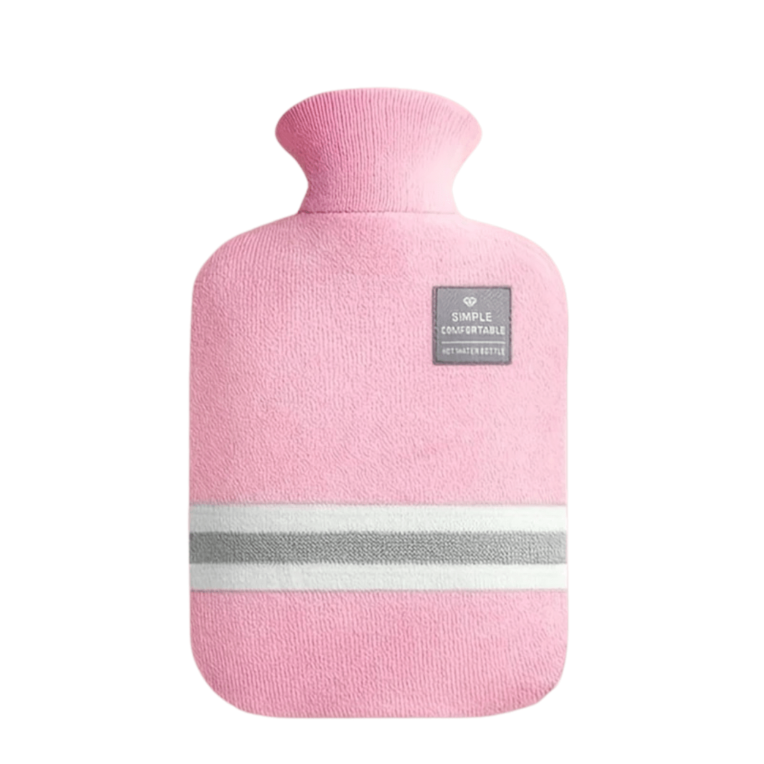 Hot Water Bottle with Knit Cover, 34 oz – Soft Warmth for Cold Winter Nights, 5 Colours — photo 7
