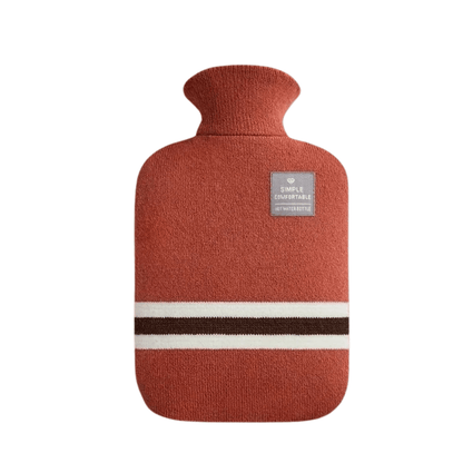 Hot Water Bottle with Knit Cover, 34 oz – Soft Warmth for Cold Winter Nights, 5 Colours — photo 8