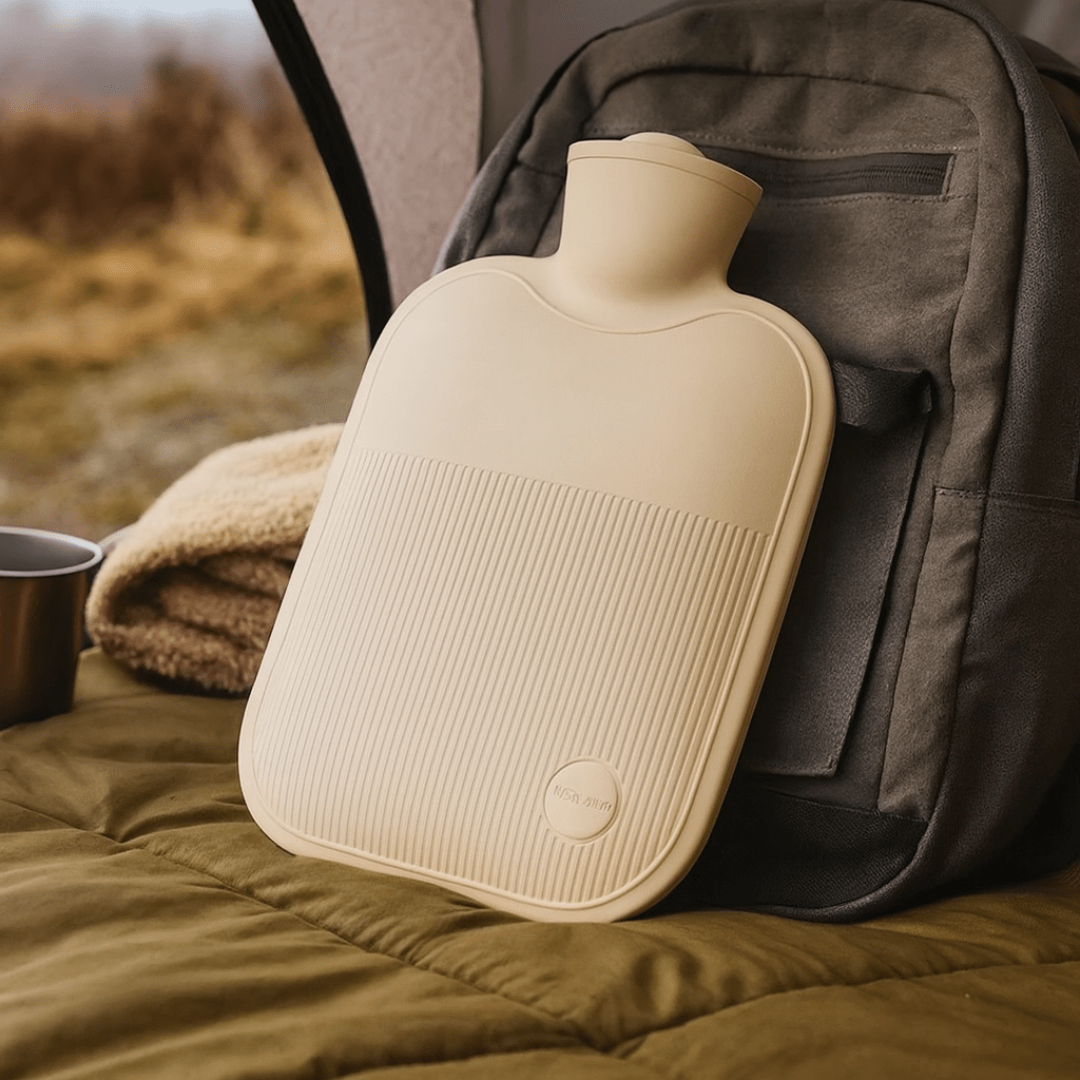 Large Hot Water Bottle 68 oz with Soft Fleece Cover – Leak-Resistant, Warmth for Feet, Hands & Back, 4 Colours — photo 9