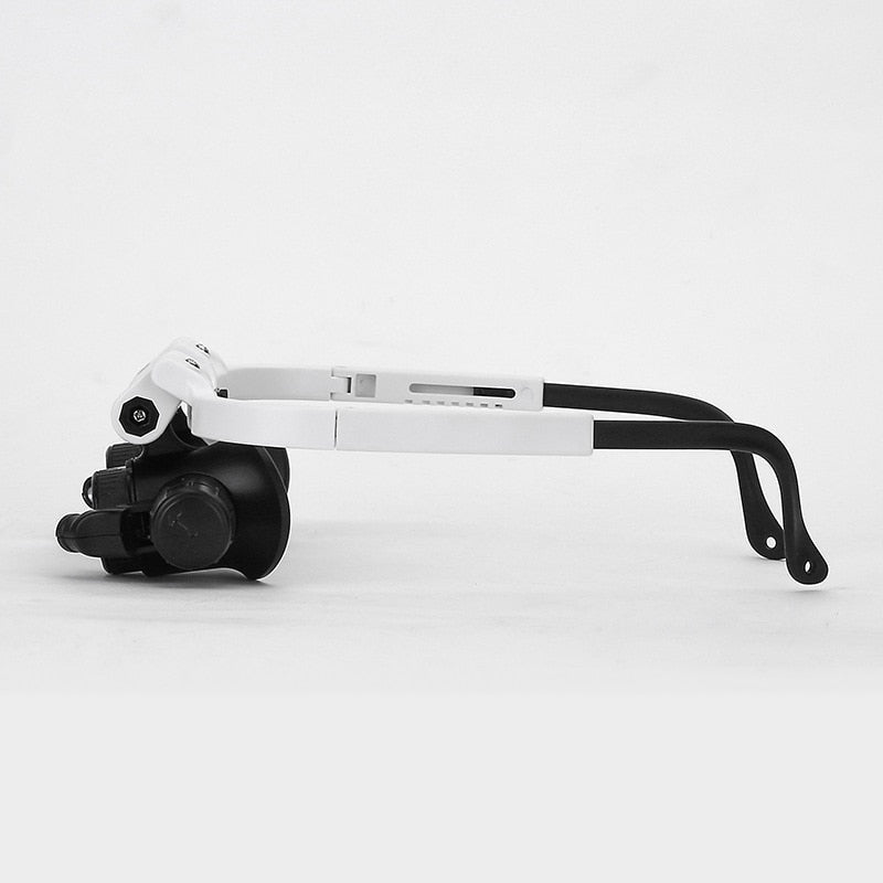 LED Head Magnifier Glasses with 8x, 15x & 23x Magnification – Lighted Headband Magnifier for Hobbies, Jewellery & Precision Work — photo 3