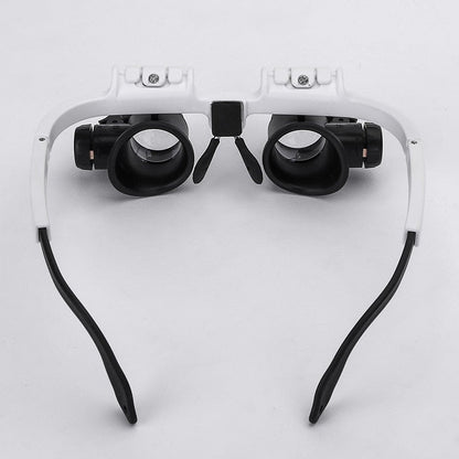 LED Head Magnifier Glasses with 8x, 15x & 23x Magnification – Lighted Headband Magnifier for Hobbies, Jewellery & Precision Work — photo 2