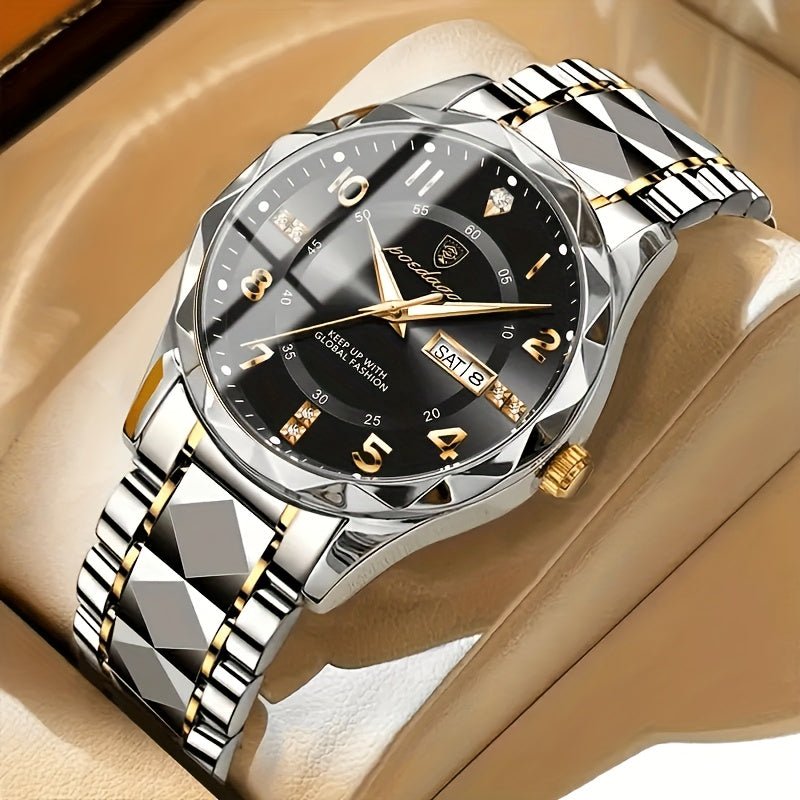 Men's Sports Watch – Analog Digital Wrist Watch with Chronograph, Alarm & Backlight, Water Resistant 50M – Hermosa — photo 8