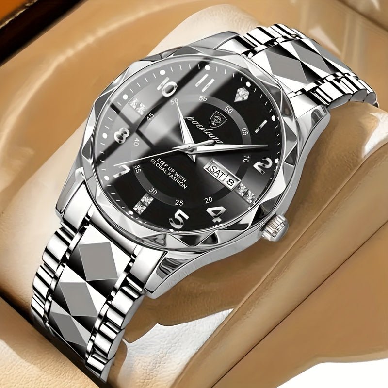 Men's Sports Watch – Analog Digital Wrist Watch with Chronograph, Alarm & Backlight, Water Resistant 50M – Hermosa — photo 10