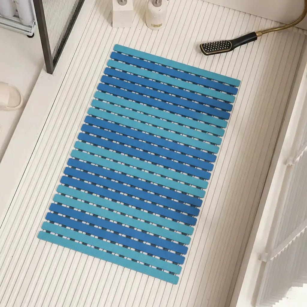 Non-Slip Bath Mat with Suction Cups and Drain Holes – Soft TPE Shower & Bathtub Mat, 16 x 25 in, 4 Colours — photo 7