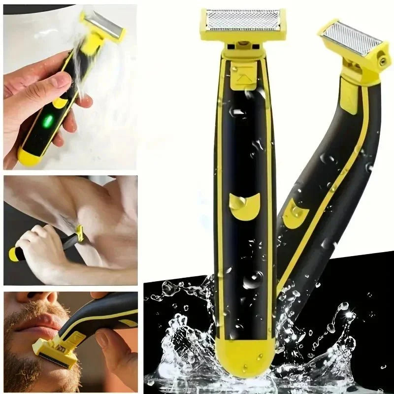 Portable Electric Shaver for Men – Compact Rechargeable Travel Razor with USB Charging & Self-Sharpening Blades — photo 1