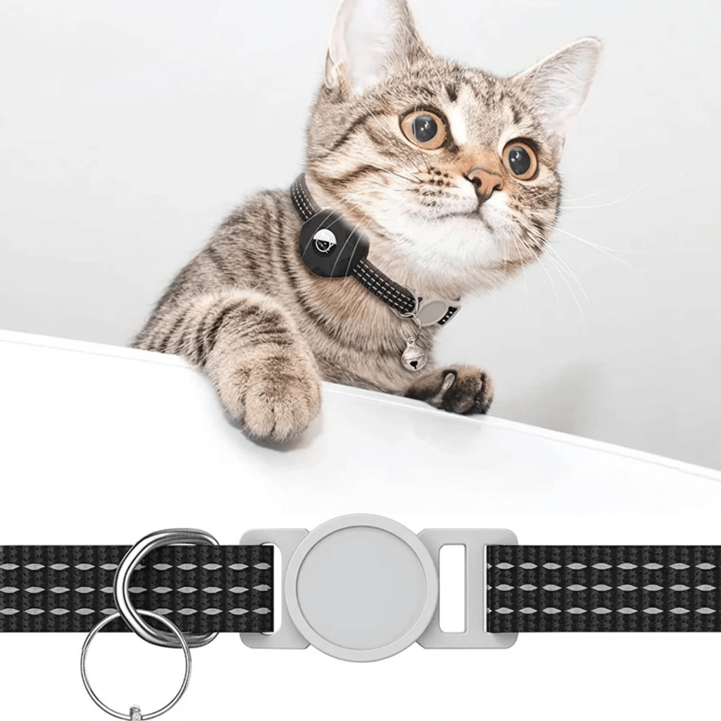 Smart Tracker Collar for Cats and Dogs – Pet Tracker for Android, Works with Google Find My Device, Reflective — photo 2